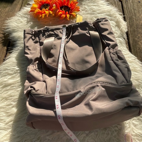 Beyond Yoga Gray Backpack main image 9